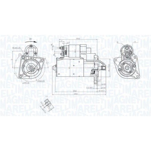 MAGNETI MARELLI Starter 063721447010