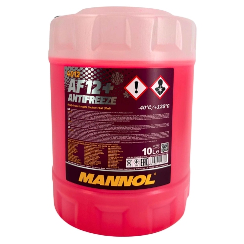 Mannol Antifreeze K&uuml;hlerfrostschutz AF12+ (-40 &deg;C) Longlife 10 Liter MN4012-10