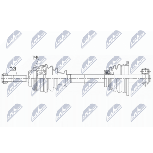 NTY Antriebswelle NPW-RE-165