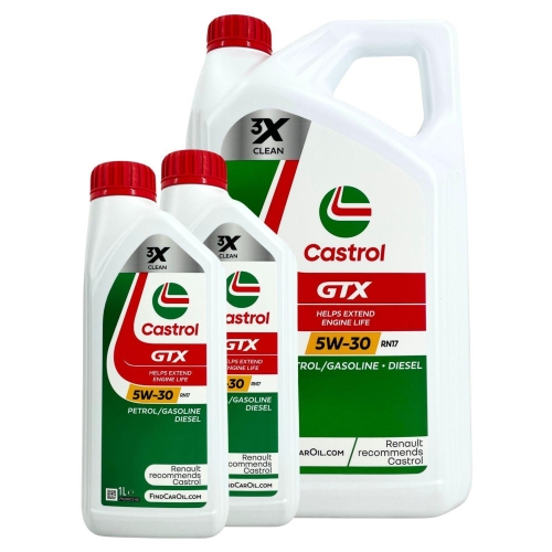 CASTROL GTX RN17 5W-30 - 7 Liter Motor&ouml;l Synthetisch 229.52 RN17 &Ouml;l Motoren&ouml;l