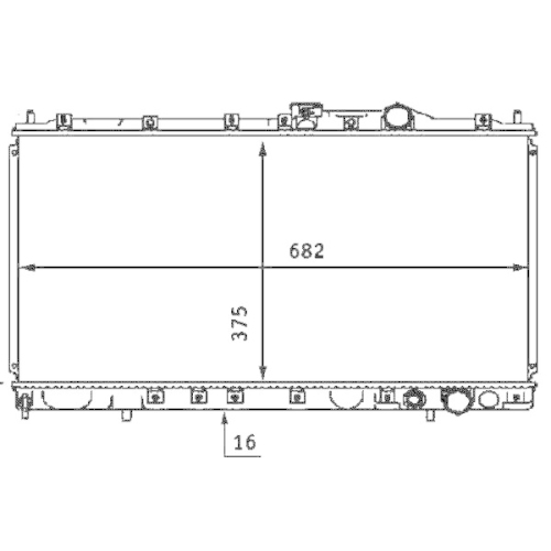 MAHLE K&uuml;hler, Motork&uuml;hlung BEHR CR 537 000S