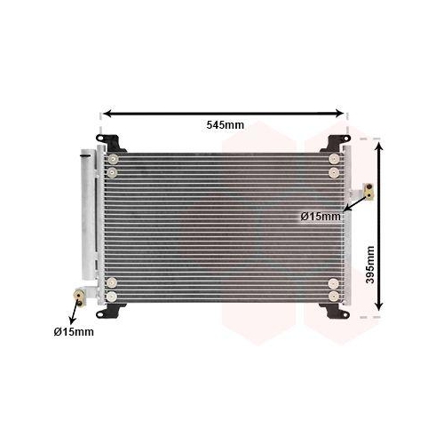 VAN WEZEL Kondensator, Klimaanlage 17005327