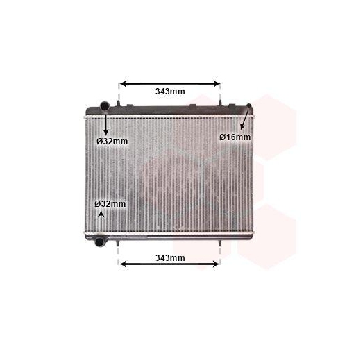 VAN WEZEL K&uuml;hler, Motork&uuml;hlung 40002259