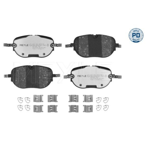 MEYLE Bremsbelagsatz, Scheibenbremse MEYLE-PD: Advanced performance and design. 025 264 0815/PD