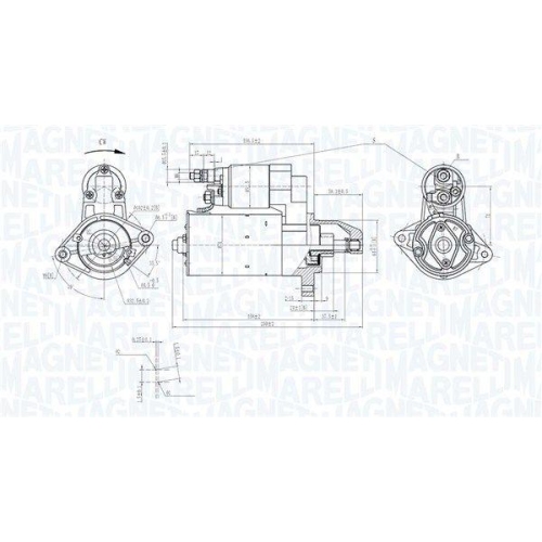 MAGNETI MARELLI Starter 063721535010