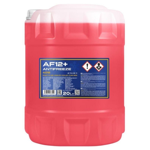 Mannol Antifreeze K&uuml;hlerfrostschutz AF12+ (-40 &deg;C) Longlife 20 Liter MN4012-20