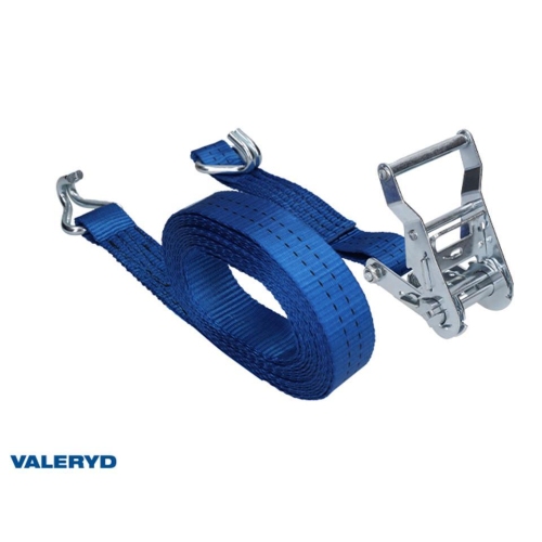 Zurrgurtset 35mm mit doppel J-Haken. L&auml;nge 0,3+5,7m. 1000Kg (daN) Anh&auml;nger