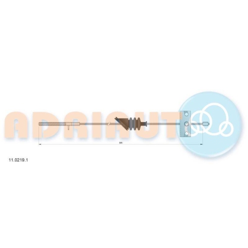 ADRIAUTO Seilzug, Feststellbremse 11.0219.1