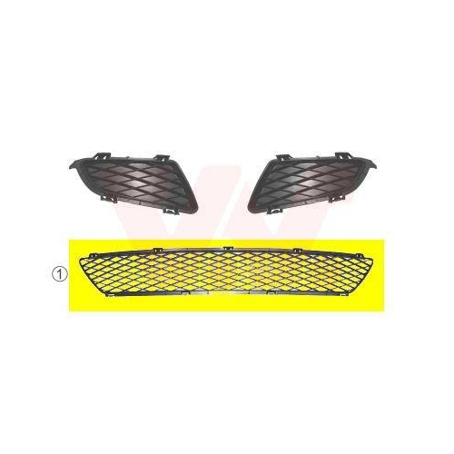 VAN WEZEL L&uuml;ftungsgitter, Sto&szlig;f&auml;nger 2754590