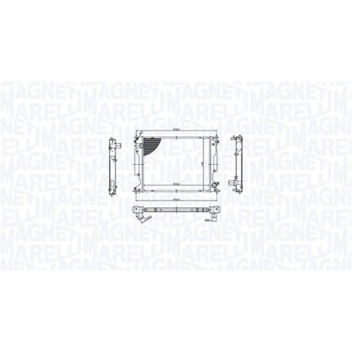 MAGNETI MARELLI K&uuml;hler, Motork&uuml;hlung 350213212400