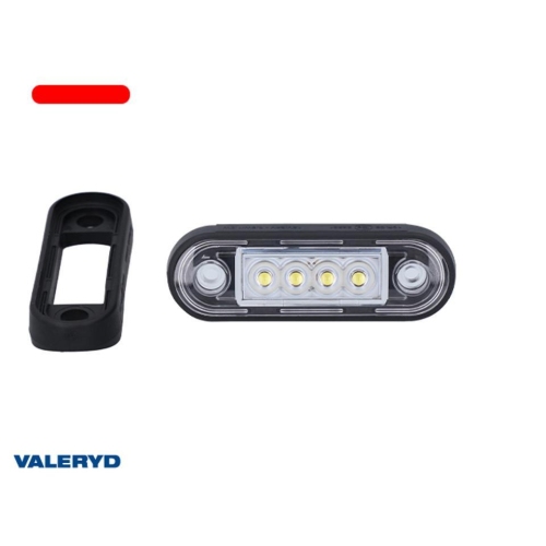 LED Positionsleuchte Valeryd 84,2x27,7x12,8mm rot 12-36V je 15cm Kabel Anh&auml;nger