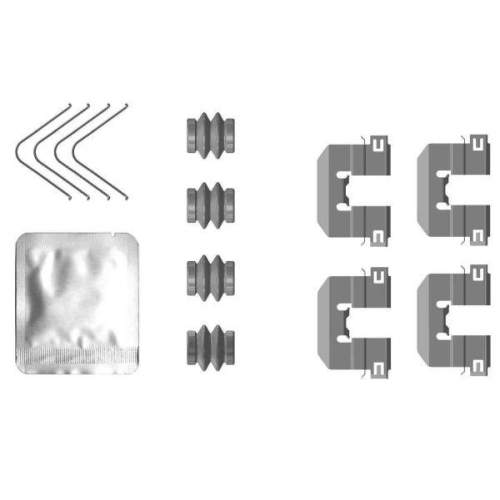 TEXTAR Zubeh&ouml;rsatz, Scheibenbremsbelag