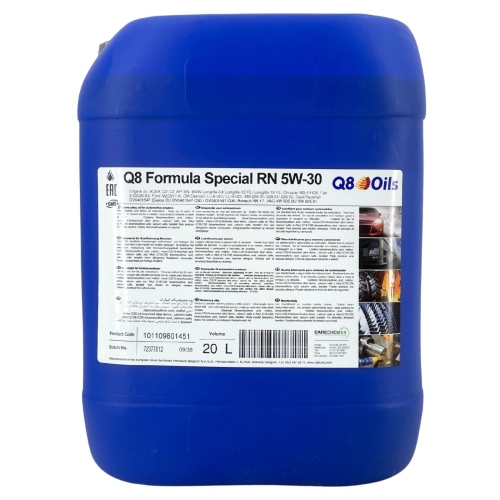 Motor&ouml;l Motoren&ouml;l Q8 Formula Special RN 5W-30 - 20 Liter Kanister 101109801451