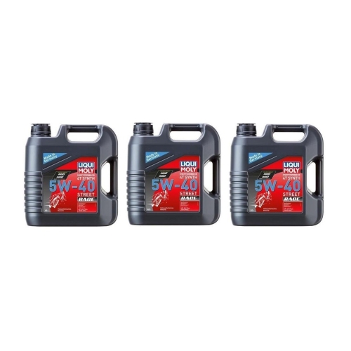 Liqui Moly Motorbike 4T Synth 5W-40 Street Race Motor&ouml;l 12-Liter - Art.Nr. 1685