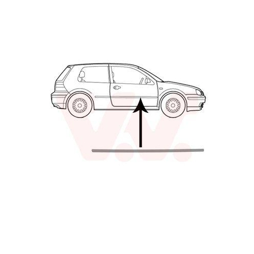 VAN WEZEL Zier-/Schutzleiste, T&uuml;r 5888408