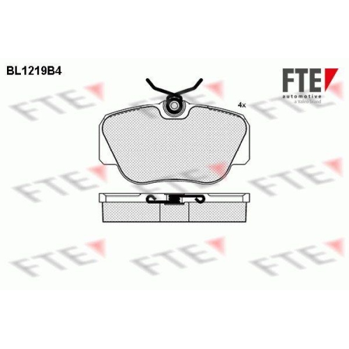 FTE Bremsbelagsatz, Scheibenbremse 9010065