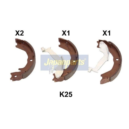 JAPANPARTS Bremsbackensatz GF-K25AF