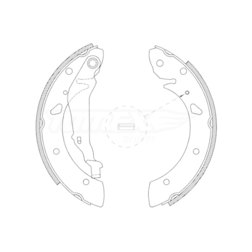 TOMEX Brakes Bremsbackensatz TX 21-05