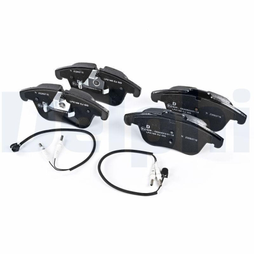 DELPHI Bremsbelagsatz, Scheibenbremse LP2165