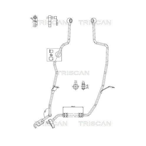 TRISCAN Hydraulikschlauch, Lenkung