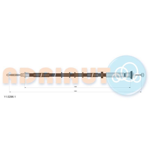 ADRIAUTO Seilzug, Feststellbremse 11.0296.1