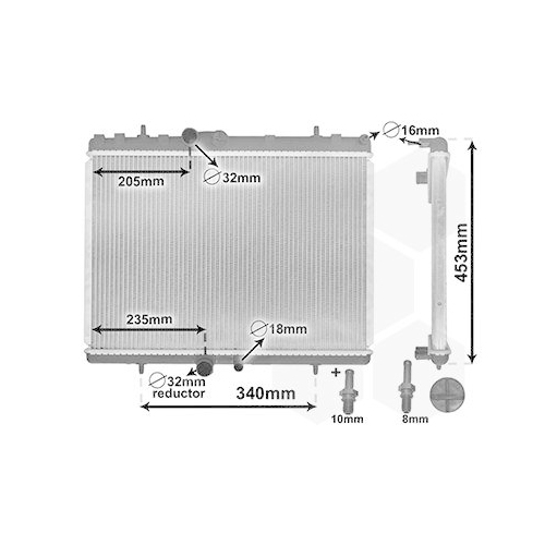 VAN WEZEL K&uuml;hler, Motork&uuml;hlung *** IR PLUS *** 40002269