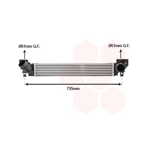 VAN WEZEL Ladeluftk&uuml;hler 06014713