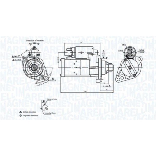 MAGNETI MARELLI Starter 063725818010