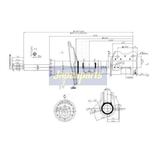 JAPANPARTS Sto&szlig;d&auml;mpfer MM-00159
