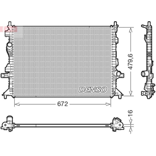 DENSO K&uuml;hler, Motork&uuml;hlung DRM10126