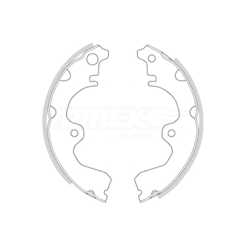 TOMEX Brakes Bremsbackensatz TX 21-08