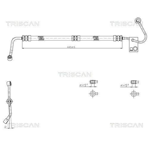 TRISCAN Hydraulikschlauch, Lenkung