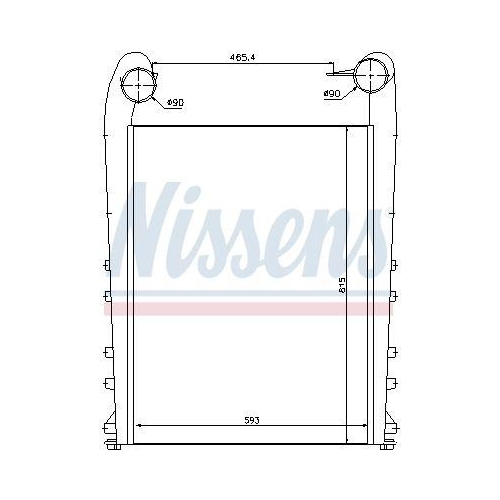 NISSENS Ladeluftk&uuml;hler 97058