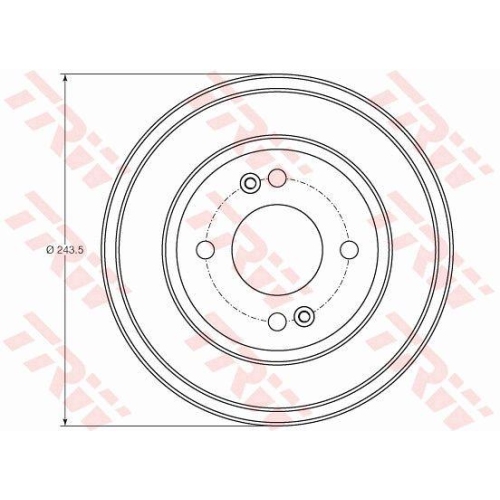 TRW Bremstrommel DB4401