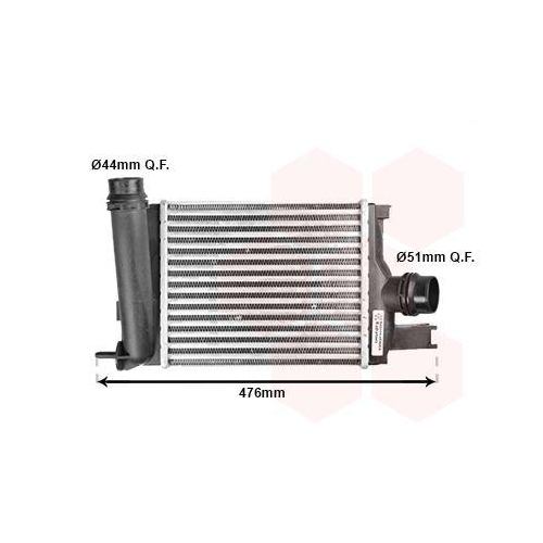 VAN WEZEL Ladeluftk&uuml;hler 15004642