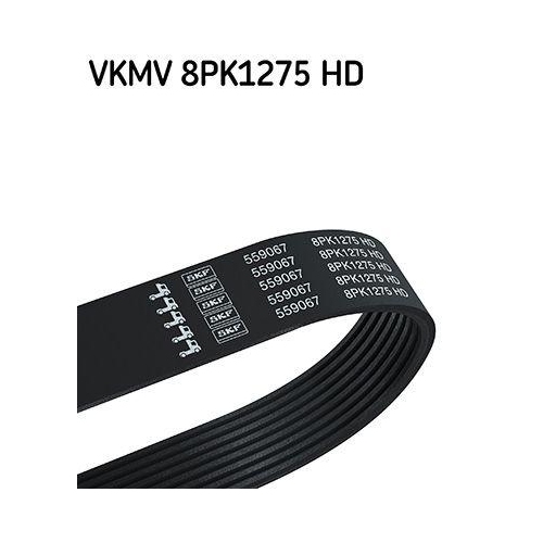 SKF Keilrippenriemen VKMV 8PK1275 HD