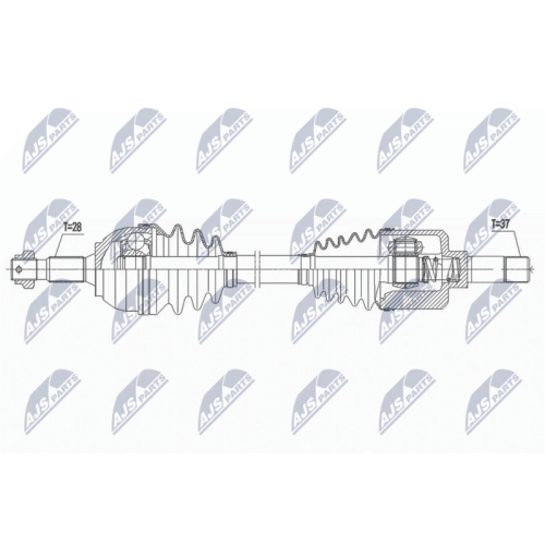 NTY Antriebswelle NPW-PE-057