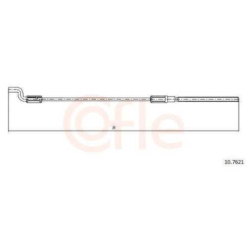 COFLE Seilzug, Feststellbremse 10.7621