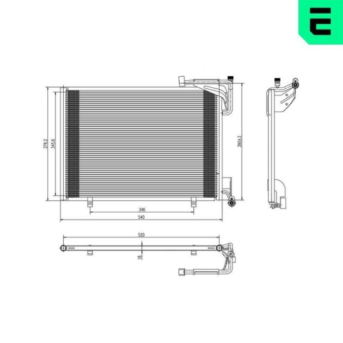 ERA Kondensator, Klimaanlage 667449