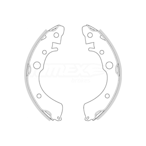 TOMEX Brakes Bremsbackensatz TX 21-35