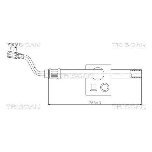 TRISCAN Hydraulikschlauch, Lenkung
