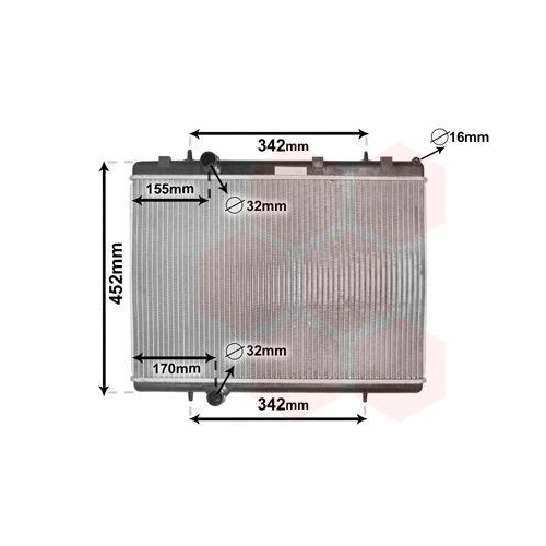 VAN WEZEL K&uuml;hler, Motork&uuml;hlung 40002281