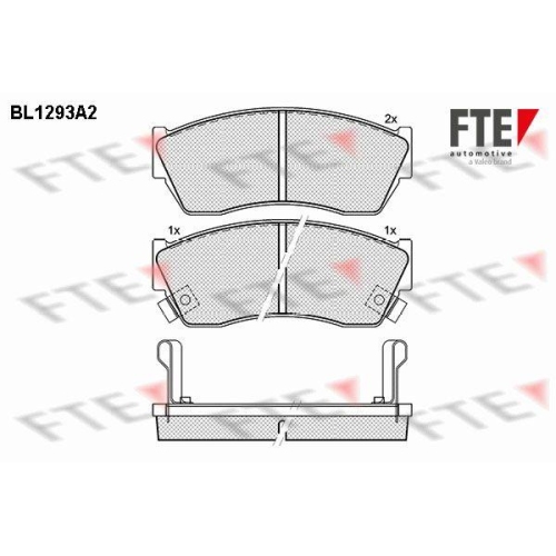 FTE Bremsbelagsatz, Scheibenbremse 9010095