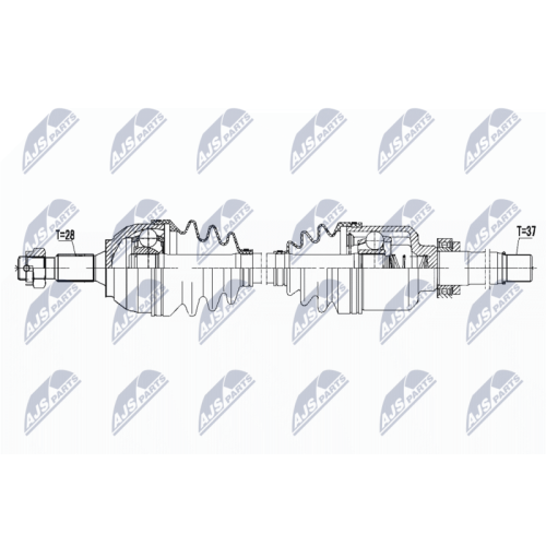NTY Antriebswelle NPW-PE-041