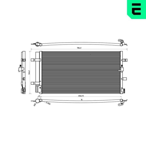 ERA Kondensator, Klimaanlage 667450