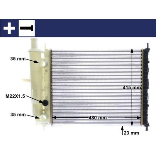 MAHLE K&uuml;hler, Motork&uuml;hlung BEHR CR 630 000S