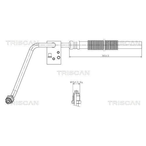 TRISCAN Hydraulikschlauch, Lenkung