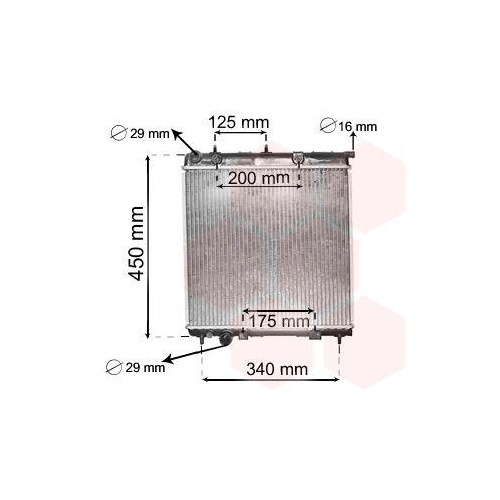 VAN WEZEL K&uuml;hler, Motork&uuml;hlung 40002288