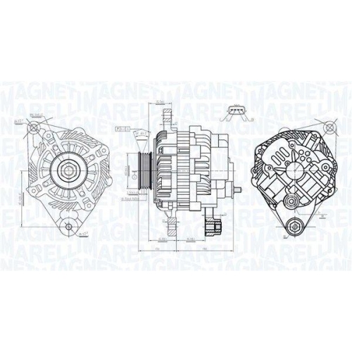 MAGNETI MARELLI Generator 063733526010