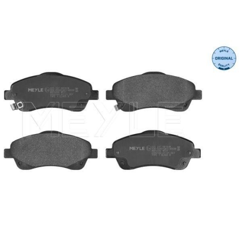 MEYLE Bremsbelagsatz, Scheibenbremse MEYLE-ORIGINAL: True to OE. 025 237 6819/W